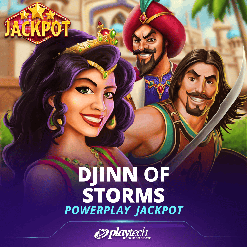 Djinn of Storms™ PowerPlay Jackpot 风暴精灵™ 强力累积奖金