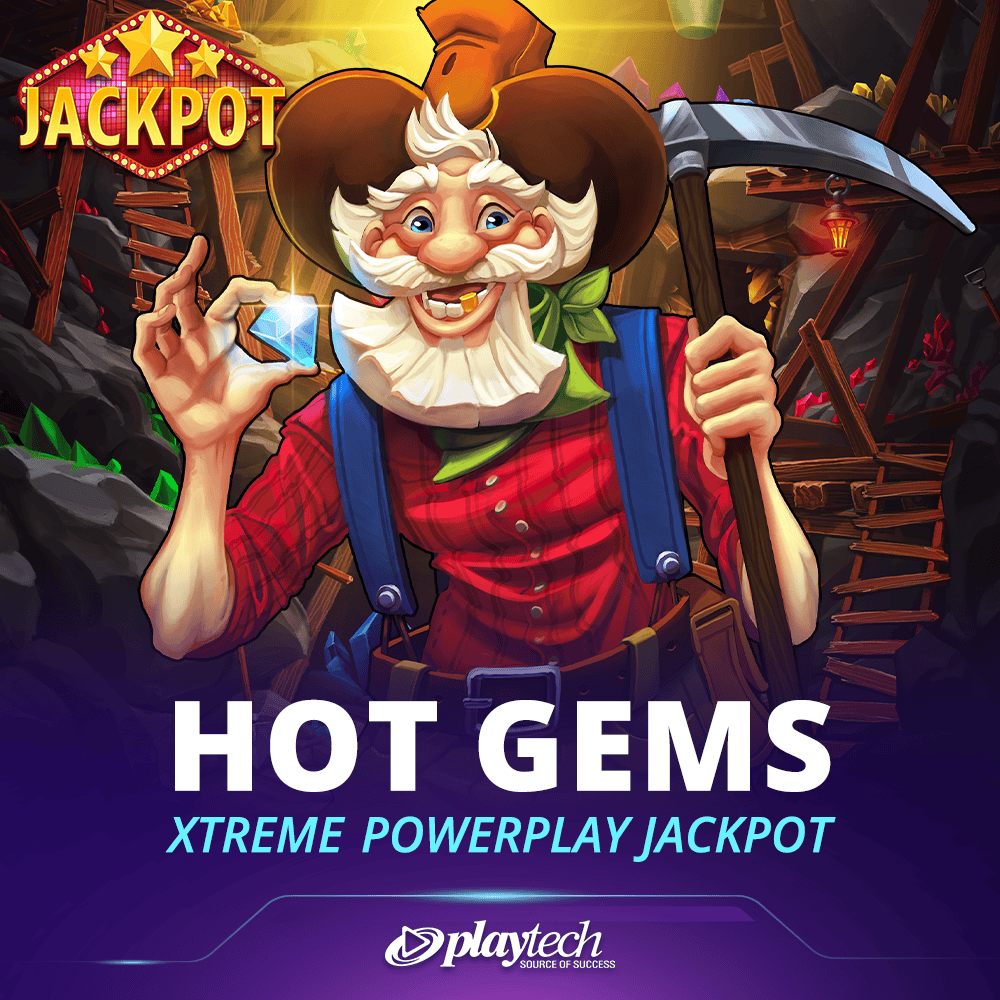 Hot Gems™ Xtreme PowerPlay Jackpot 炽热宝石终极版 强力累积奖金