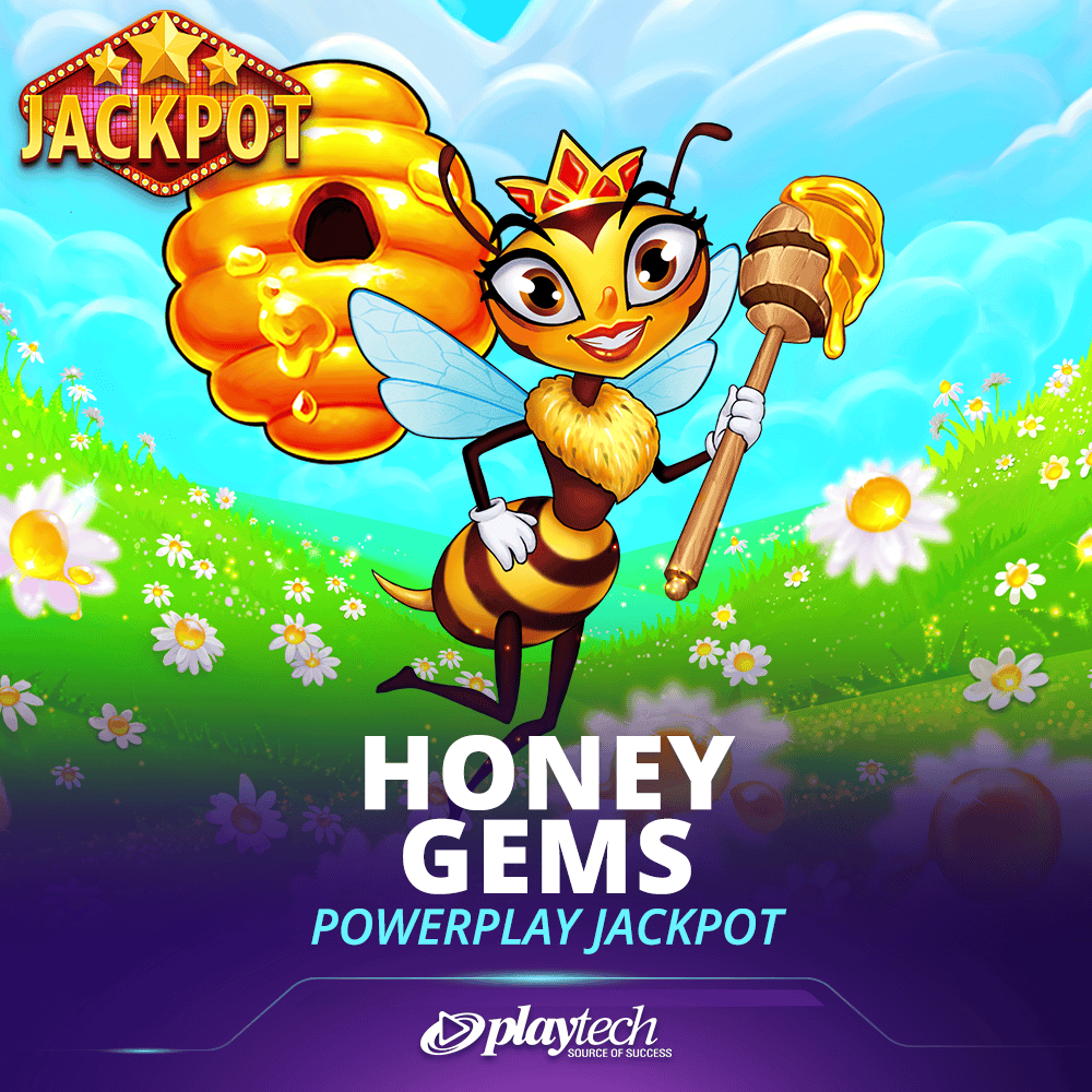 Honey Gems PowerPlay Jackpot 蜂蜜宝石™ 强力累积奖金