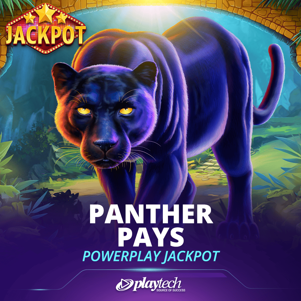 Panther Pays™ PowerPlay Jackpot 发财黑豹™ 强力累积奖金